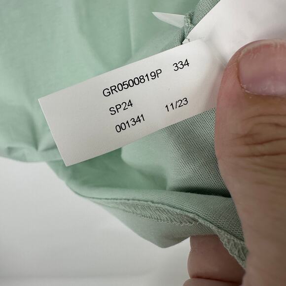 Michael Kors Embroidered Logo Cotton Pale Jade Short Sleeve Polo Mens XXL - Picture 10 of 10